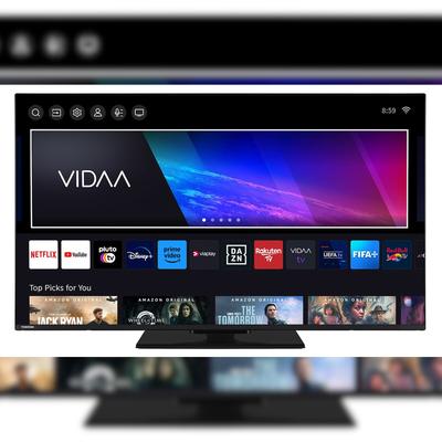 Toshiba 50UV3463DAW Fernseher 50 Zoll Smart TV VIDAA 4K UHD, Dolby Vision HDR, Triple-Tuner (2026)