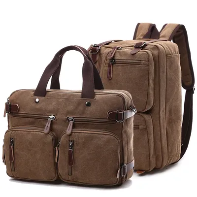 Männer Leinwand Aktentasche Reisetaschen Koffer Klassische Messenger Schulter Tasche für männer Tote Handtasche Große Casual Business Laptop Tasche