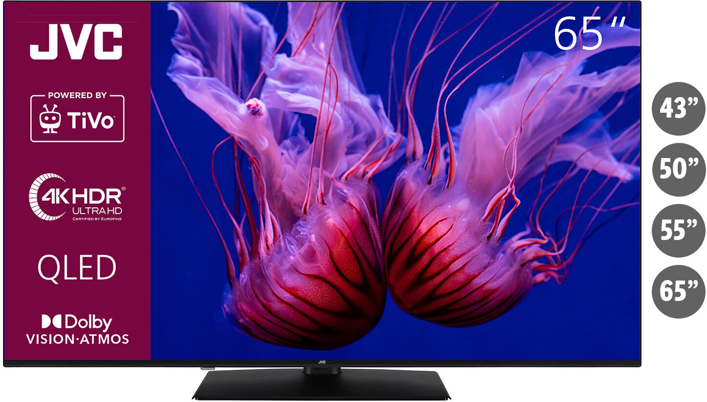 JVC Fernseher »LT-VUQ3455« QLED TiVo Smart TV 4K UHD