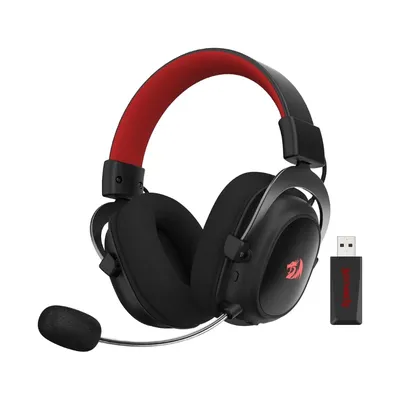 Redragon H510 PRO Zeus-X RGB Wireless Gaming Headset 7.1 Surround Sound 53MM Audiotreiber Multi-Plattformen Kopfhörer