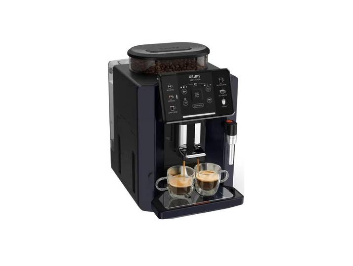 Krups - Automatische Kaffeemaschine mit Milchbehälter SENSATION 1450W/230V schwarz