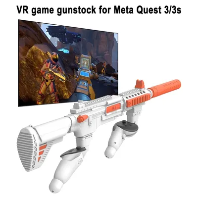 Neues Upgrade VR Gaming Experience Magnetische VR Spiele Gewehrpistole Lager für Meta Quest 3S/3 VR Zubehör Weihnachtsgeschenk