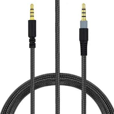 1pc Nylon Geflochtene Ersatz Aux 3,5mm Kabel Verlängerungskabel für für Cloud Mix für S Gaming Headsets kopfhörer