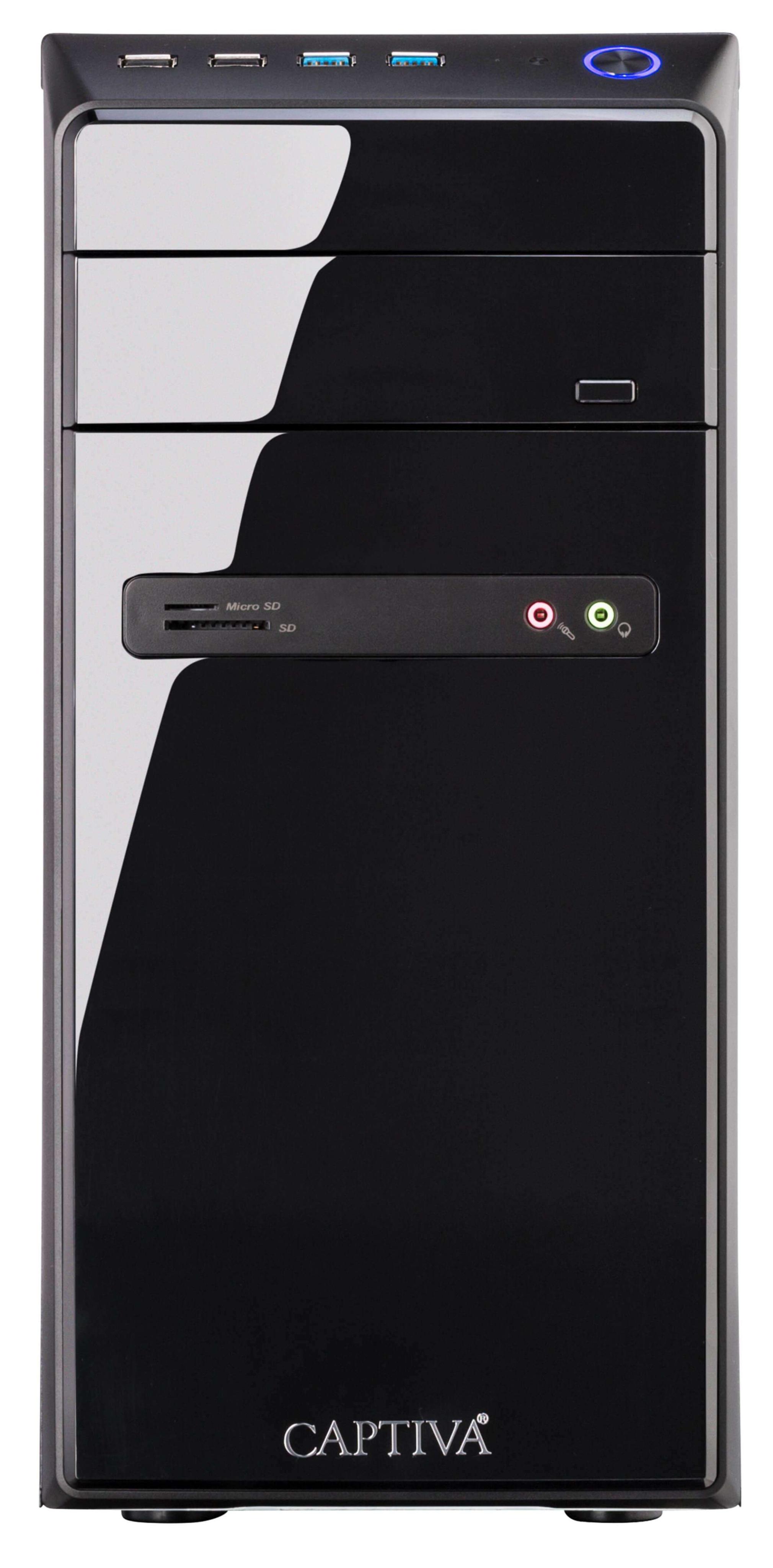 CAPTIVA Business-PC "Power-Starter I80-354", schwarz, ohne Betriebssystem, 32 GB RAM 1.000 GB SSD, Desktop-PCs
