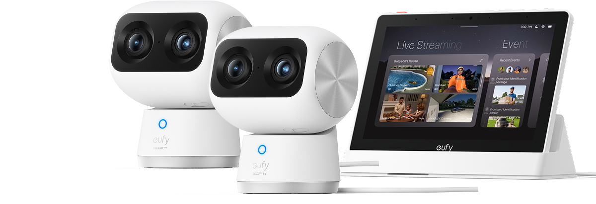 eufy Innenkamera S350 (2er-Set) mit Smart Display E10