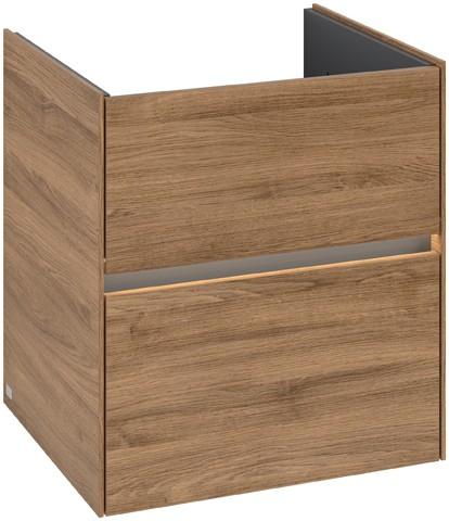 Villeroy & Boch Waschtischunterschrank Collaro C142B0 472x609,5x480mm mit Beleuchtung Kansas Oak C142B0RH