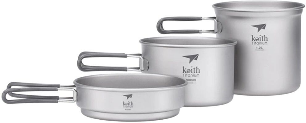 Keith Titanium Topfset 1200ml mit Pfanne