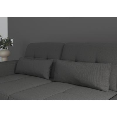 Sofakissen SIT & MORE "Baviene", grau, B:65cm H:25cm T:11cm, Polsterauflagen, Sofa-Zubehör Deko-Kissen Sofakissen, Set, bestehend aus 2 Nierenkissen