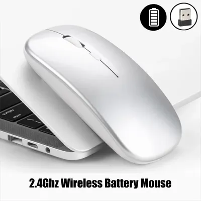 2,4 GHz Wireless Gaming Maus Single Mode Batterie Maus Mit USB Empfänger Für PC Laptop Notebook Einstellbare DPI Hause & büro Mäuse