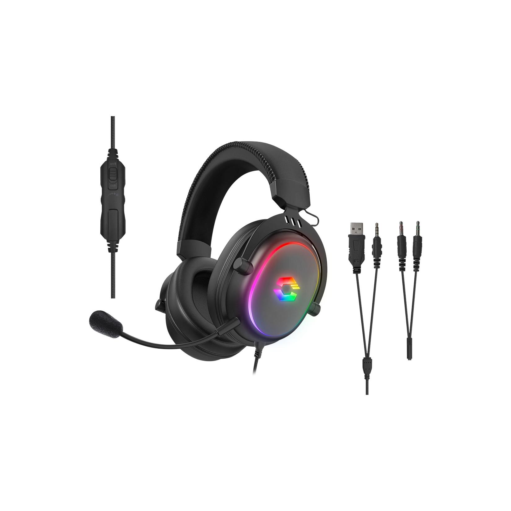 SPEEDLINK CONUX RGB Stereo Gaming Headset - for PC/PS5/PS4/Xbox SeriesX/S/Switch 2/Switch/OLED/Lite , black
