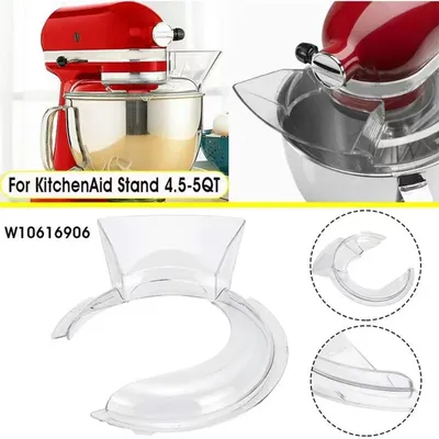 4,5-5QT Ausgießschutz Ecure Fit Spritzschutz für KitchenAid Standmixer mit kippbarem Kopf, Schüssel, Küchenzubehör, spülmaschinenfest