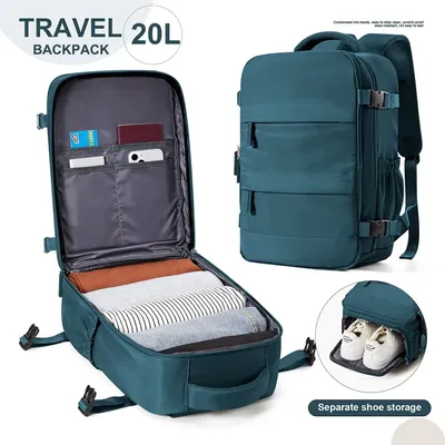 Damen Herren Handgepäck Ryanair 40x20x25 Rucksack Business Laptop-Tasche College Reiserucksack 40x30x20 Handgepäck Kabinen-Rucksack