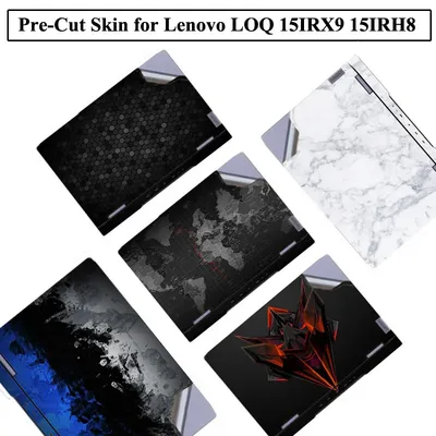 Vorgeschnittene Vinylfolie ohne Klebstoff, individuell gestaltete Aufkleber-Abdeckfolie für Lenovo Gaming Laptop LOQ 15.6 15IRX9 15AHP10 15IAX9 15AHP9