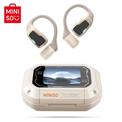 MINISO M98 True Wireless Open Ear Ohrhörer Bluetooth 5.4 Ohren, 13 mm dynamischer Treiber OWS Ohren Köpfe Gaming Headset Super Long Endur