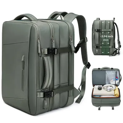 Reise rucksack für Männer erweitert 39l Wandern Business Laptop Rucksack für Frauen USB Aufladen 17 Zoll wasserdichten Schul rucksack