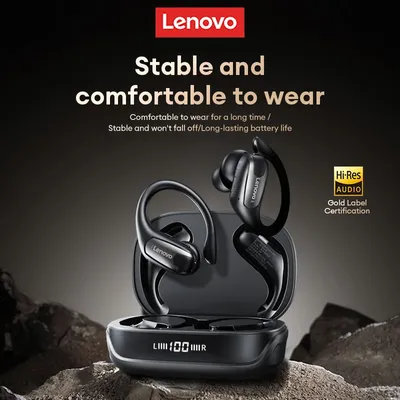 Lenovo EA305 Drahtlose Bluetooth 5,4 Kopfhörer HIFI Stereo Sound Wasserdichte Sport Kopfhörer Noise Cancelling Gaming Headset XT80