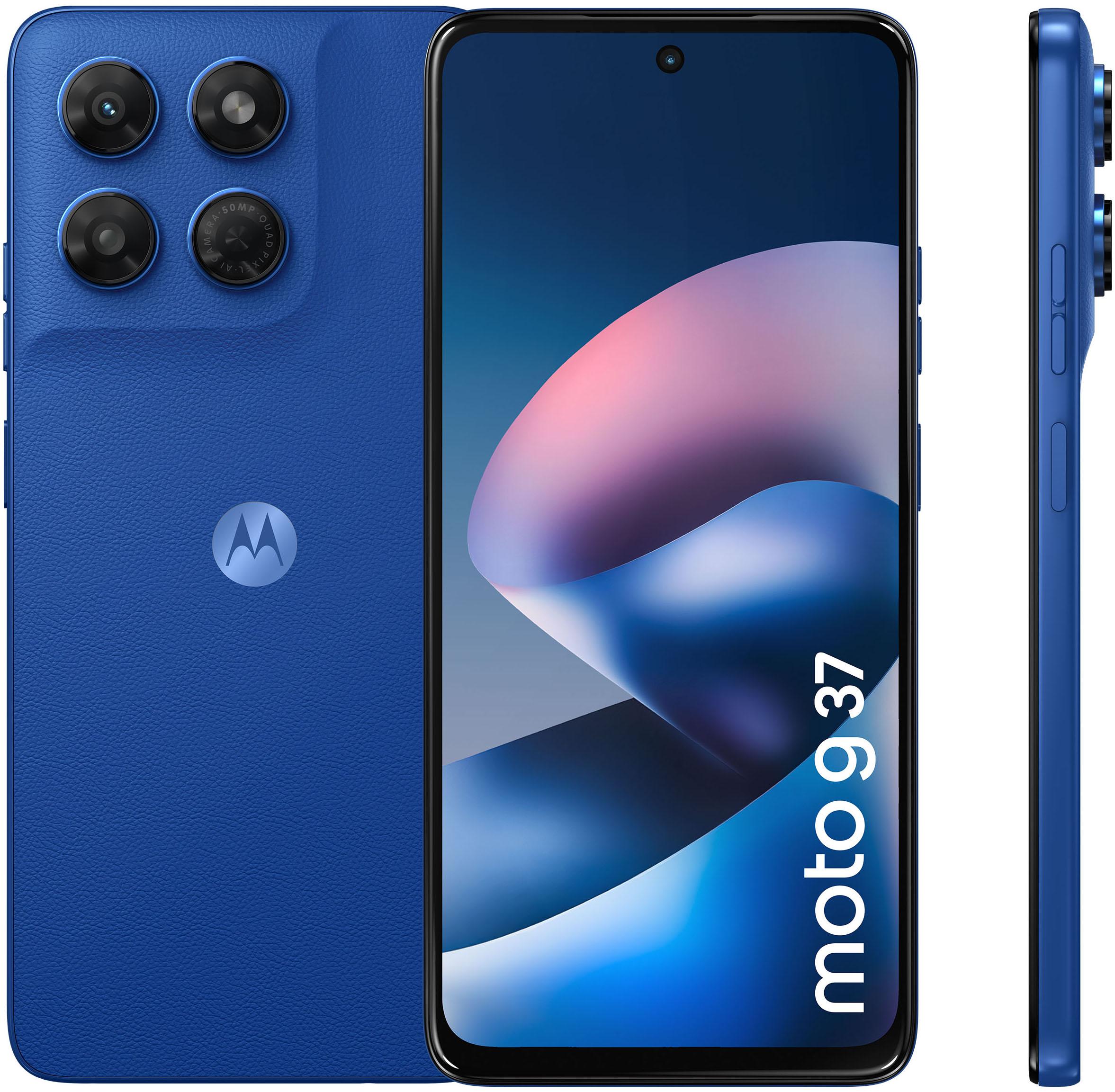 MOTOROLA Smartphone "moto g37 128 GB", Energieeffizienz: A (A-G), pantone nautical blau, 128 GB, Mobiltelefone