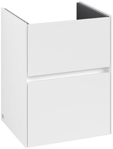 Villeroy & Boch Waschtischunterschrank Collaro 472x610x404mm 2 Ausz. Waschbecken mittig White Matt C14100MS