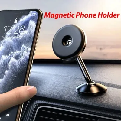 360 ° Drehen Auto Magnetische Telefon Halter Stehen Dashboard Smartphone Halterung Für Magsafe iPhone 17 ~ 12 Samsung Xiaomi Handy Barckrt