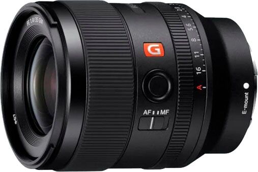 SONY Objektiv "SEL35F14GM.SYX", schwarz, T:9,6cm Ø:7,6cm, Objektive