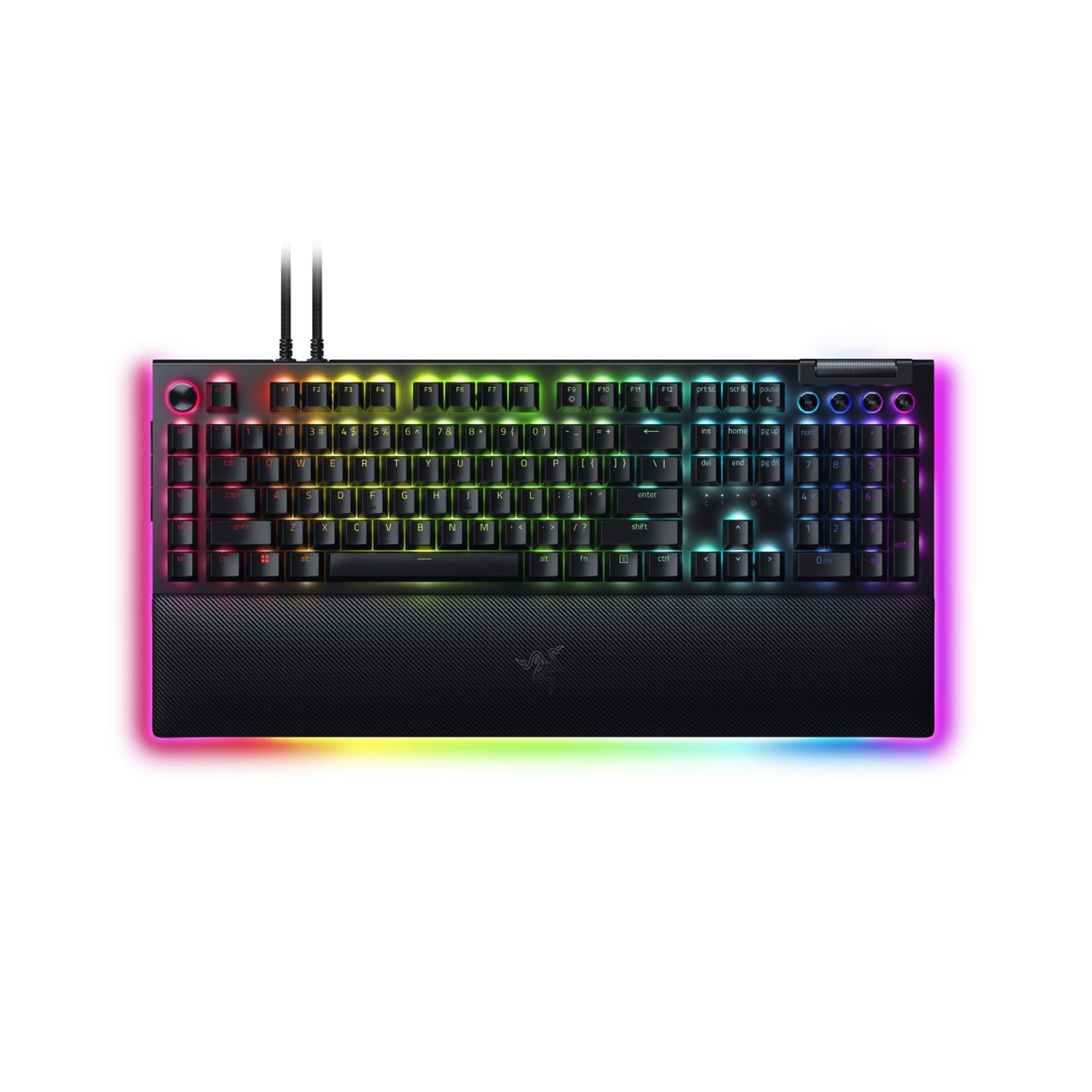 RAZER BlackWidow V4 Pro - Yellow Switches (Linear) - DE Gaming-Tastatur