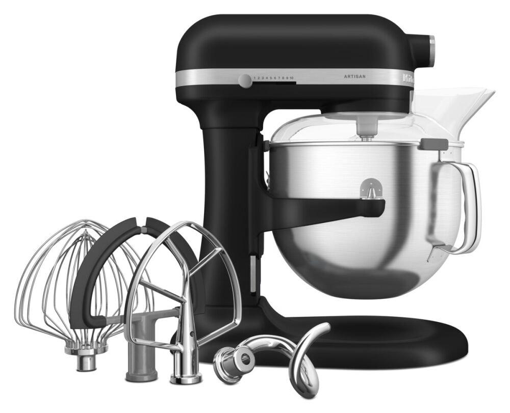 KITCHENAID Küchenmaschine "5KSM70SHXECA", matt schwarz, B:28,7cm H:41,9cm T:37,15cm, Küchenmaschinen, Küchenmaschine