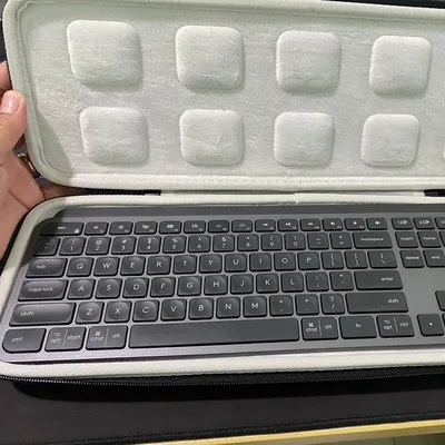 Tragetasche für Logitech MX Keys Wireless Keyboard Hard Shell Aufbewahrungstasche EVA Hard Shell Gaming Tastatur Aufbewahrungsbox