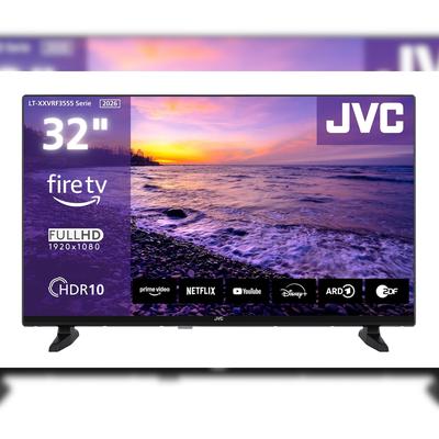 JVC LT-32VRF3555 Fernseher 32 Zoll Fire TV Full HD Smart TV HDR TV Alexa Triple-Tuner LED TV (2025)