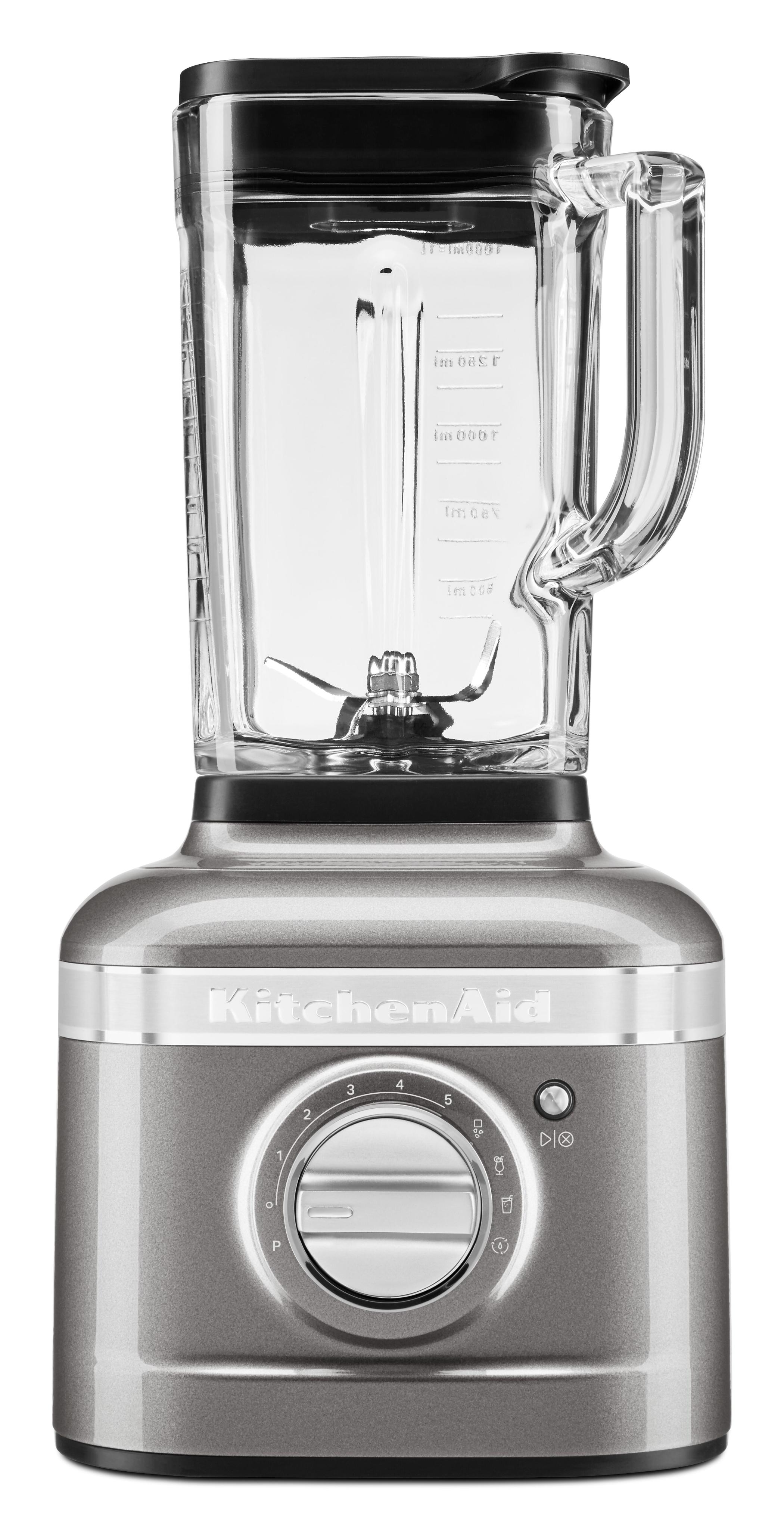 KITCHENAID Standmixer "5KSB4026EMS Medallion Silber", silber (medallion silber), B:19,28cm H:40,1cm T:22,91cm, Zerkleinerer