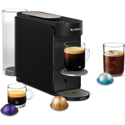 NESPRESSO Kapsel-/Kaffeepadmaschine "Vertuo Up", tintenschwarz, 1, Kaffeemaschinen, schlankes Design, Coffee Creations Modus, Auto-Off, 1,4 l Wassertank