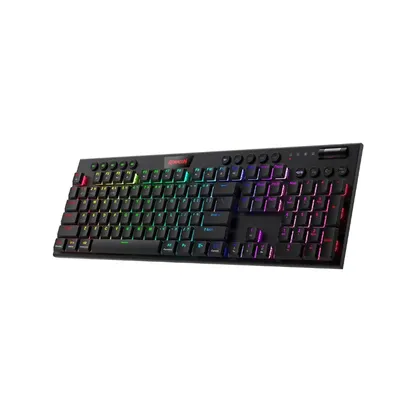 Redragon K618 Horus Drahtlose RGB Mechanische Tastatur, bluetooth/2,4 Ghz/Wired Tri-Modus Low Profil Gaming Tastaturen