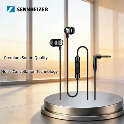 Sennheiser CX300S Kabelgebundene In-Ear-Kopfhörer Reiner Bass Stereo-Sound Geräuschisolierend Original-Headset für Smartphone Samsung Xiaomi