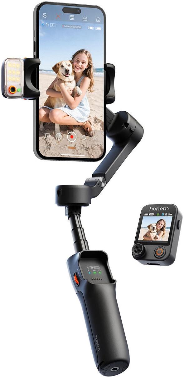 HOHEM Gimbal "iSteady V3 Ultra", schattenschwarz, B:12,7cm H:31,2cm T:6,5cm, Gimbals