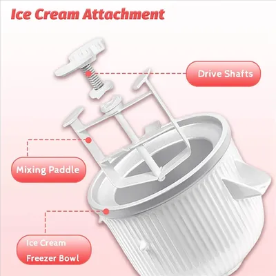 A99G-Eiscreme-Maker-Teile für Kitchenaid, Eiscreme-Antriebsaufsatz für Kitchenaid, passend für Kitchenaid-Eiscreme-Maker-Teile
