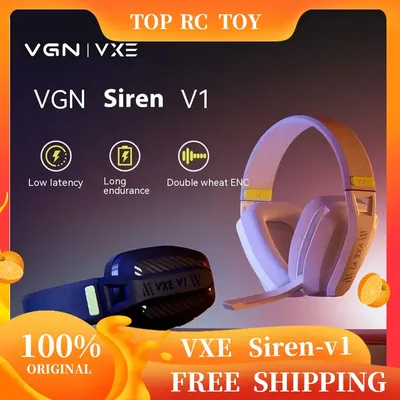 VGN VXE Sirene V1 Gaming Headset Bluetooth 5,3/2,4g Dual-mode Leichte Kopfhörer Mit Mikrofon Computer Esports Headset geschenk