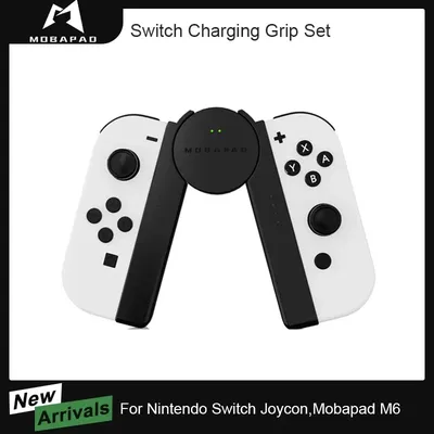 MOBAPAD Ladegriff-Set für Nintendo Switch Joycon Gaming Controller Halterung Ladestation für Mobapad M6 HD M6S Gamepad