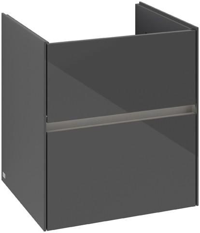 Villeroy & Boch Waschtischunterschrank Collaro C142B0 472x609,5x480mm mit Beleuchtung Glossy Grey C142B0FP