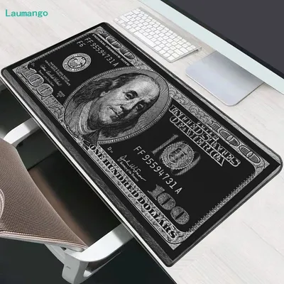 Gaming Laptop Dollar Druck Schreibtisch Matte Handgelenk Pad Maus Pc Zubehör Tisch Pads Deskmat Gamer Schrank Tastatur Tastenkappen Mausepad