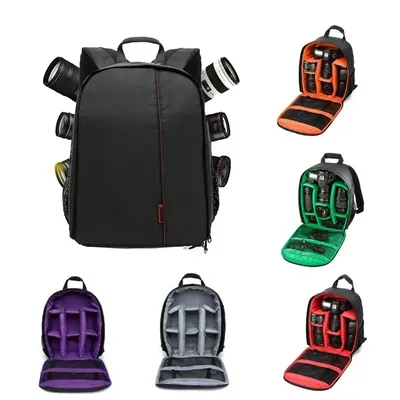 Outdoor-Kamerarucksack, Video-Digital-Schulterkameratasche, wasserdichter Foto-Rucksack, DSLR-Taschen für Canon, Nikon, Sony Kameras