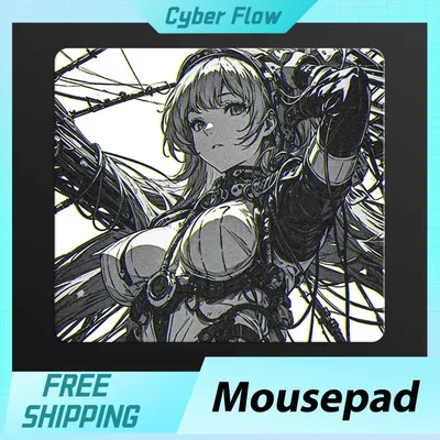 ATOM Glas Mousepad Glatte Gaming Schreibtisch Matte Fps Esports Glas Gaming Mauspad Anpassen für Tastatur PC Zubehör Maus Matte Geschenk
