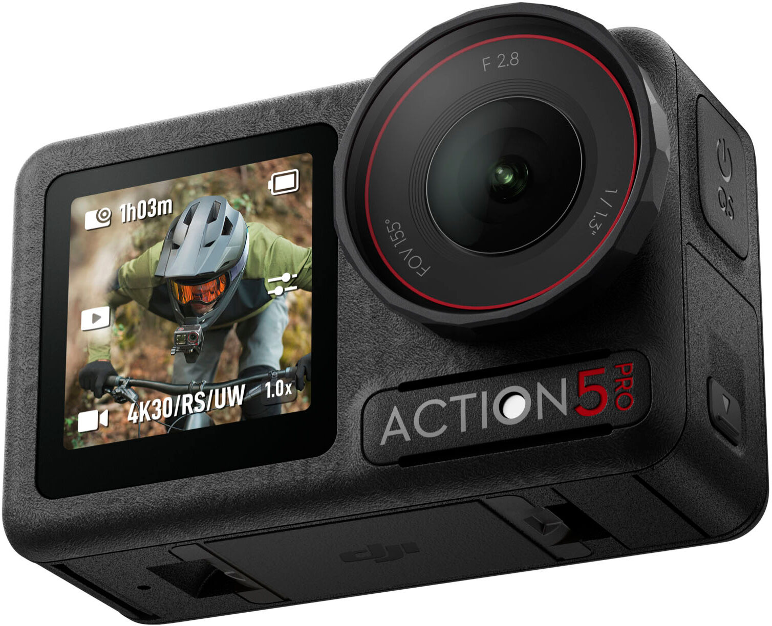 DJI Action Cam "Osmo Action 5 Pro Standard Combo", schwarz, B:4,42cm H:3,28cm T:7,05cm, Camcorder