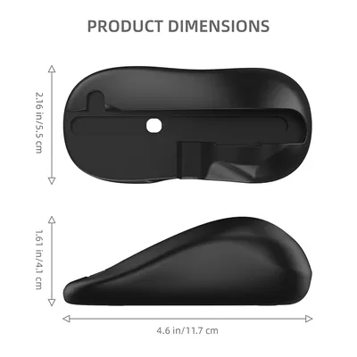 2PCS Gaming Controller Maus Ergonomische Mini Tragbare Mäuse Griff Ständer Halter Fall für Schalter 2 Joy-Con Controller zubehör