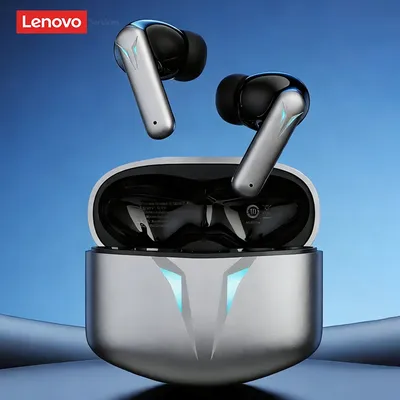 Choice Lenovo Gaming Headset Bluetooth 6.0 Kabelloser Kopfhörer mit geringer Latenz, Rauschunterdrückung, Esport-Kopfhörer, 30 Stunden Akkulaufzeit GT102