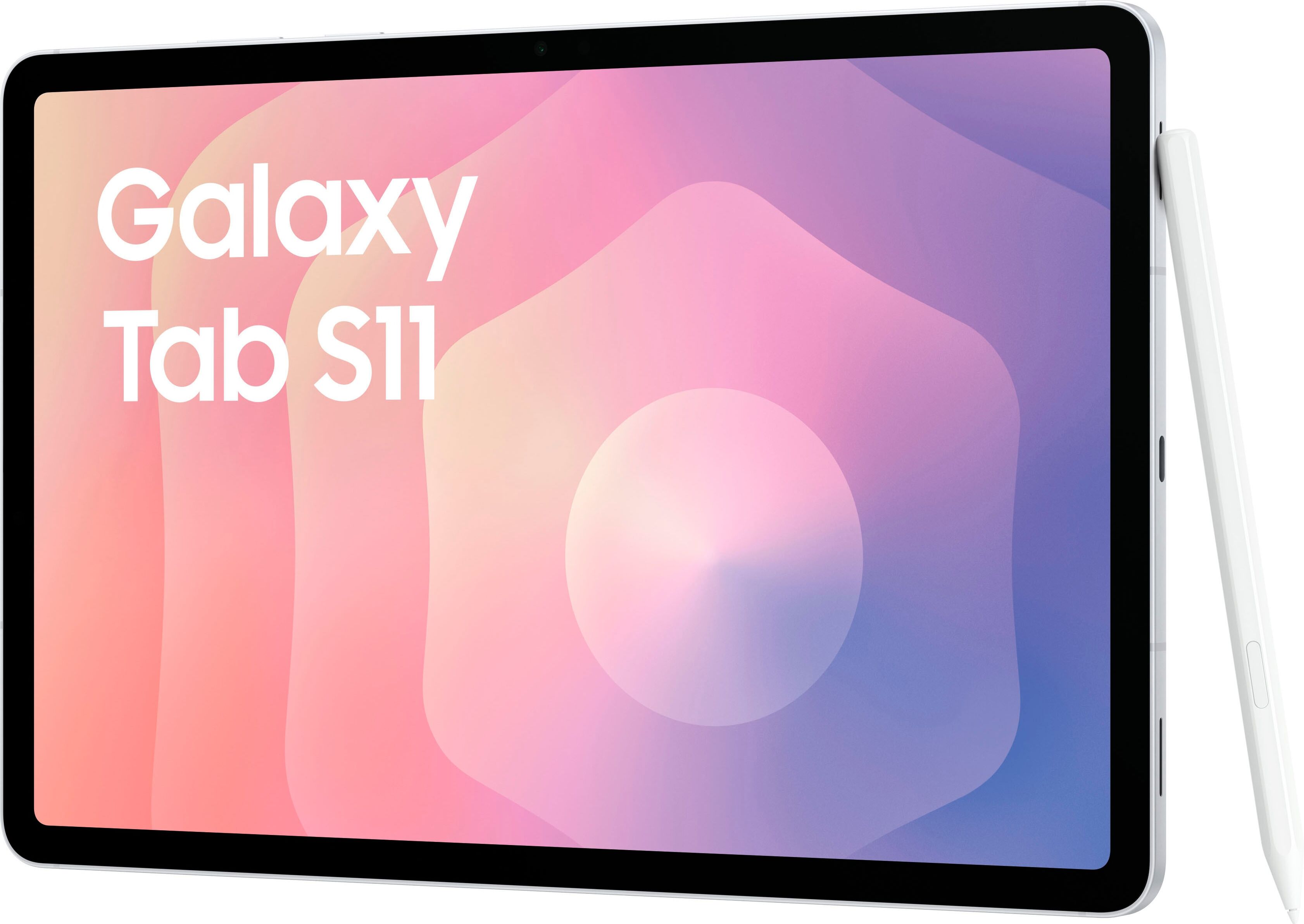 SAMSUNG Tablet "Galaxy Tab S11", Energieeffizienz: G (A-G), silber, 512 GB, ohne eSIM, Tablets_EBookReader