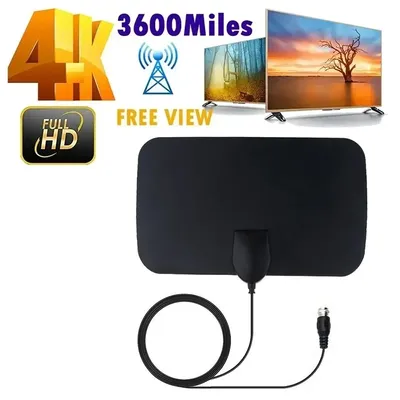 Protable Indoor Digita 4K TV Antenne Für Digital TV 1080P HD Booster Für RV Outdoor Auto Antenne Indoor smart TV Signal Empfänger