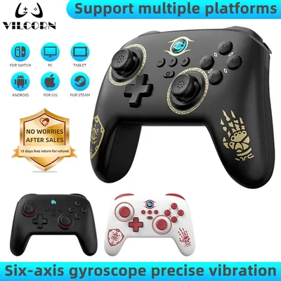 Switch Pro Gamepad Wireless Gaming Controller für Nintend Switch OLED/Lite Joystick für Steam Yuzu Controle PC