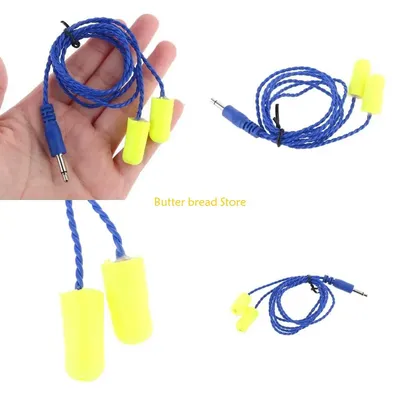 W89C Mono Racing Lautsprecher Kopfhörer Headset Kabel Kopfhörer Kabel Draht Tragbare 3,5mm Robuste Radio Noise Cancelling Schaum
