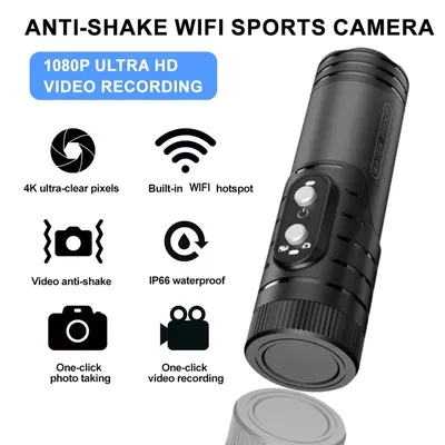 UHD 4K 1080P Fahrrad Tragbare Kamera Für Mtb Helm Action Cam Digital Radfahren Fahrrad Video Helme Motorräder Wasserdichte bodycam
