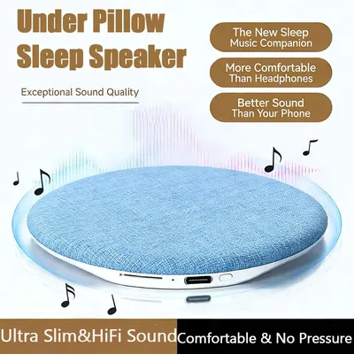 Kabelloser Mini-Schlaf-Bluetooth-Lautsprecher HiFi-Sound Schlafhilfe-Gerät Geräuschunterdrückung Soundbar MP3-Musikplayer mit Zeitschaltuhr Audio-Player