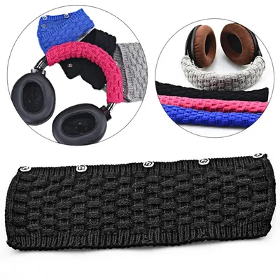 Universal Wolle Stirnband Kopf Band Schutzhülle Pads Kissen Abdeckungen für Beats Pro für Audio-Technica für Sony kopfhörer